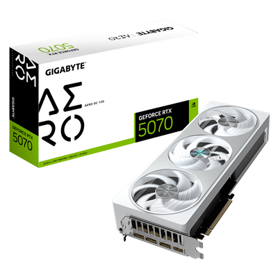 GIGABYTE AERO RTX5070 GV-N5070AERO OC-12GD Graphics Card