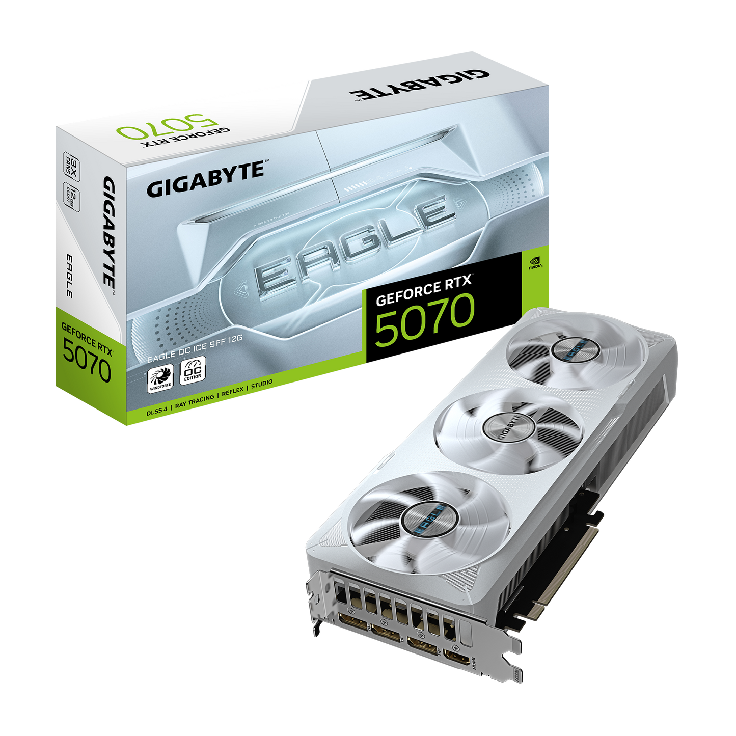 GIGABYTE EAGLE	RTX5070 GV-N5070EAGLEOC ICE-12GD Graphics Card