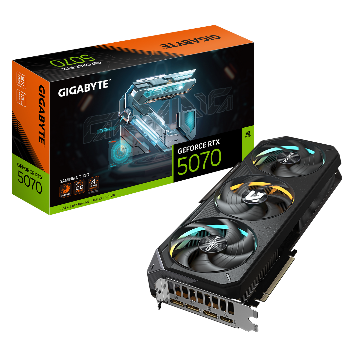 GIGABYTE GAMING RTX5070 GV-N5070GAMING OC-12GD Graphics Card