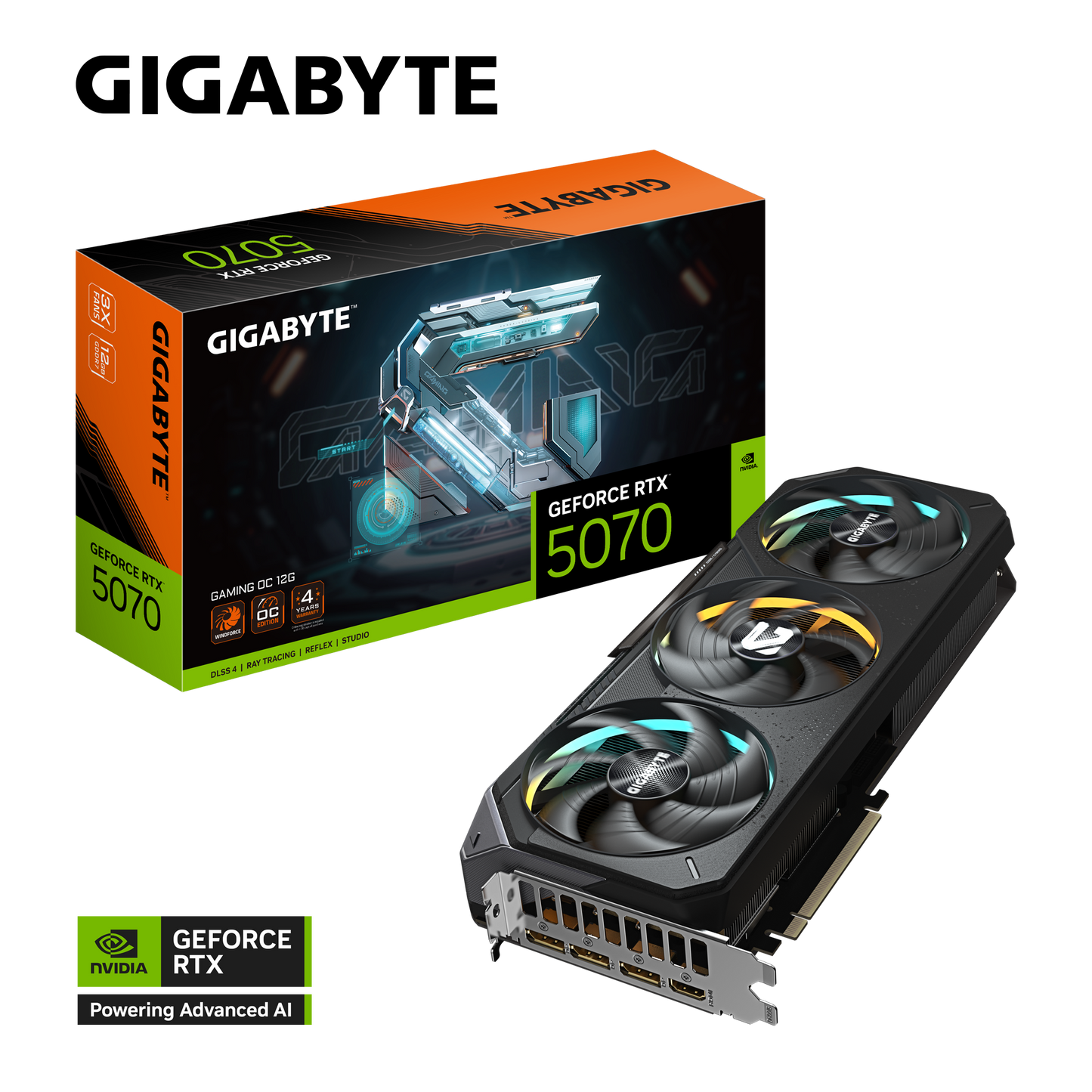 GIGABYTE GAMING RTX5070 GV-N5070GAMING OC-12GD Graphics Card