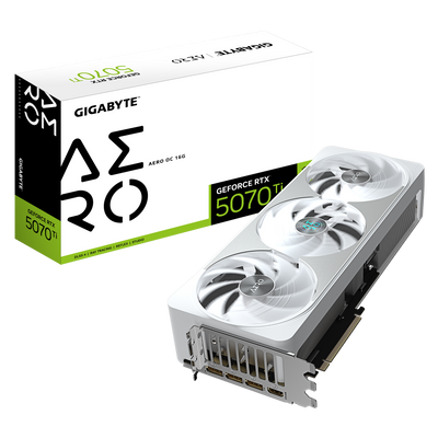 GIGABYTE AERO RTX5070 Ti GV-N507TAERO OC-16GD Graphics Card