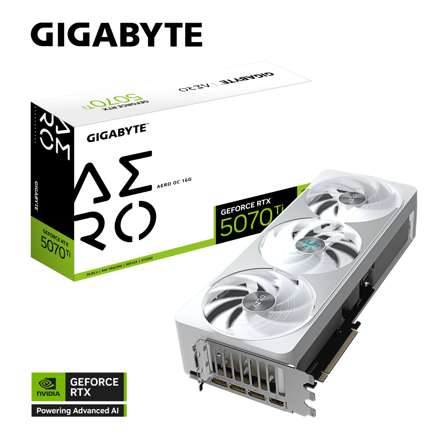 GIGABYTE AERO RTX5070 Ti GV-N507TAERO OC-16GD Graphics Card