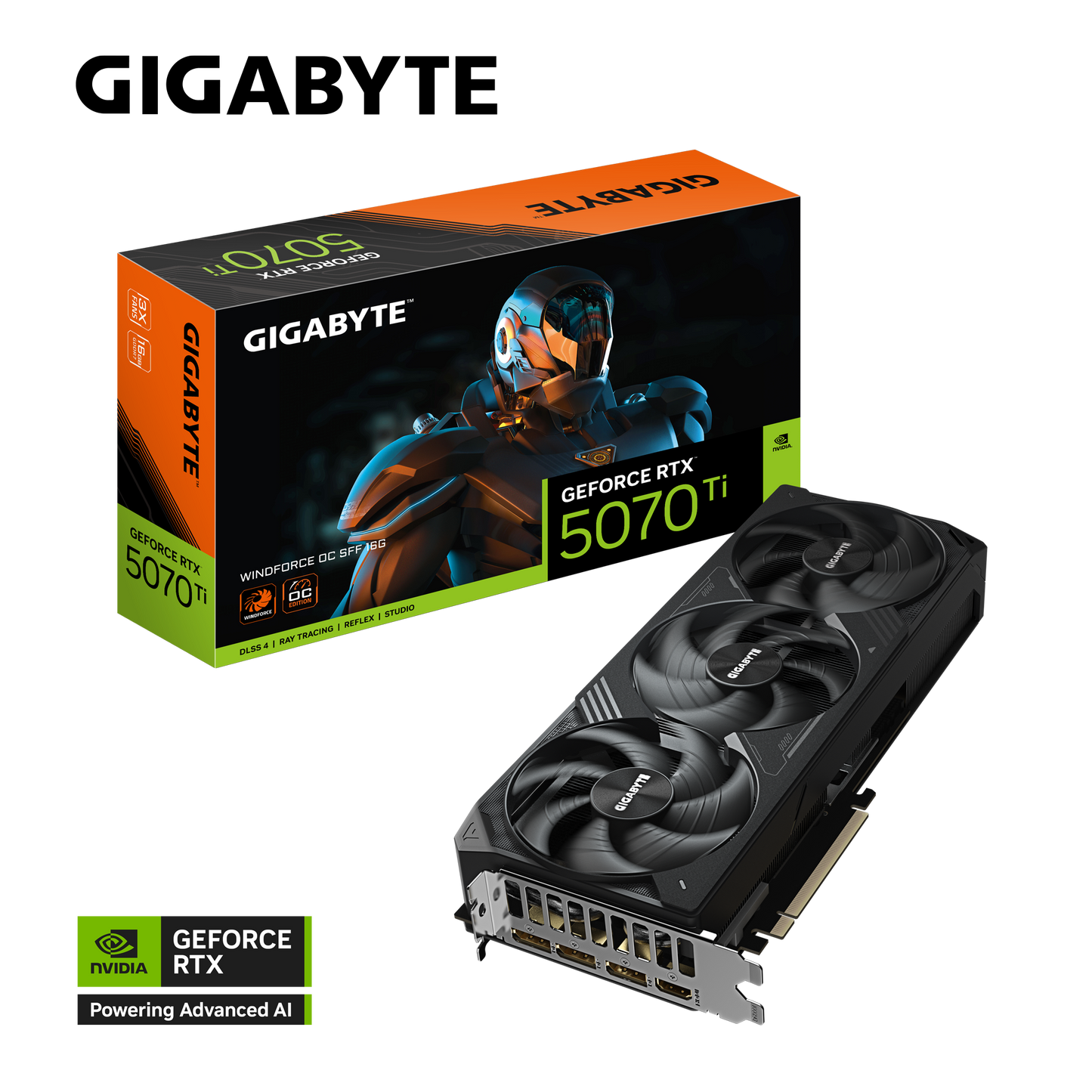 GIGABYTE WINDFORCE RTX5070 Ti	GV-N507TWF3OC-16GD Graphics Card