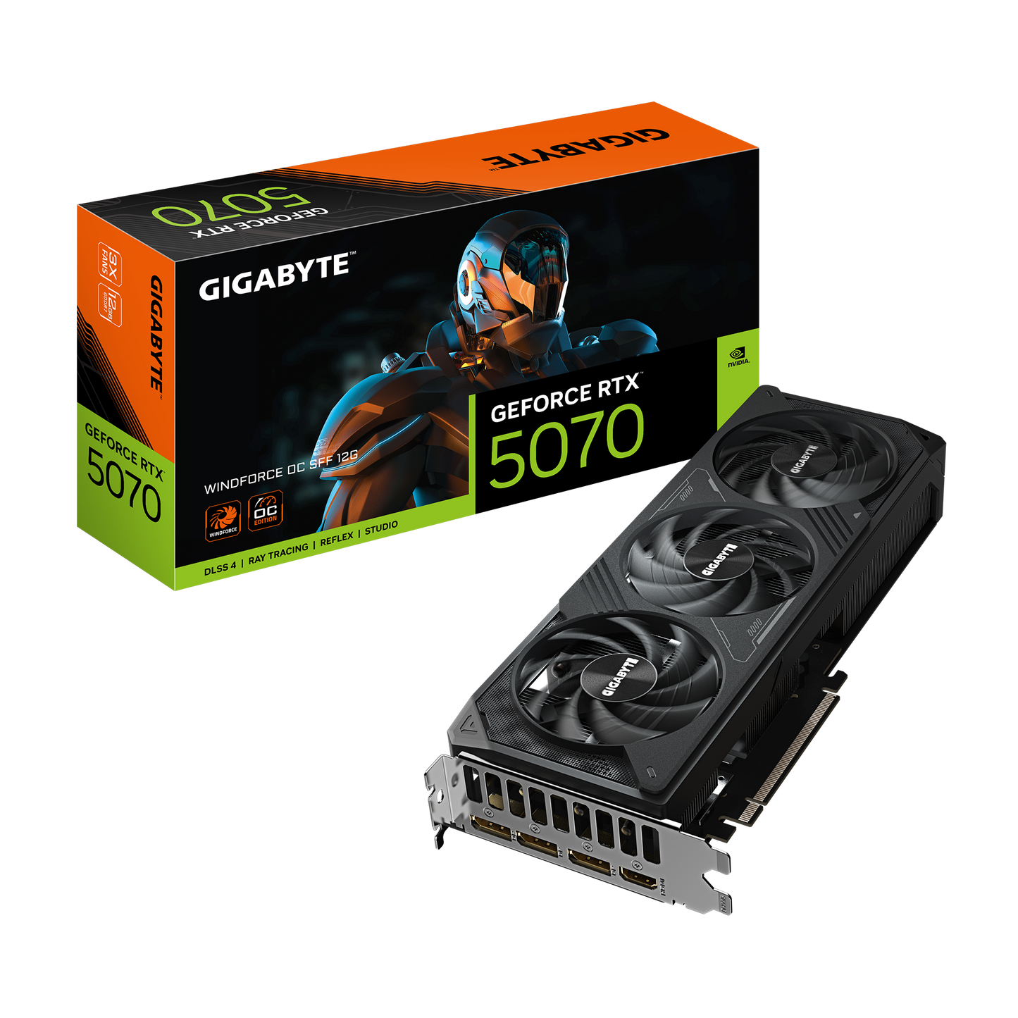 GIGABYTE WINDFORCE RTX5070 GV-N5070WF3OC-12GD Graphics Card