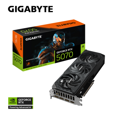 GIGABYTE WINDFORCE GV-N5070WF3-12GD Graphics Card