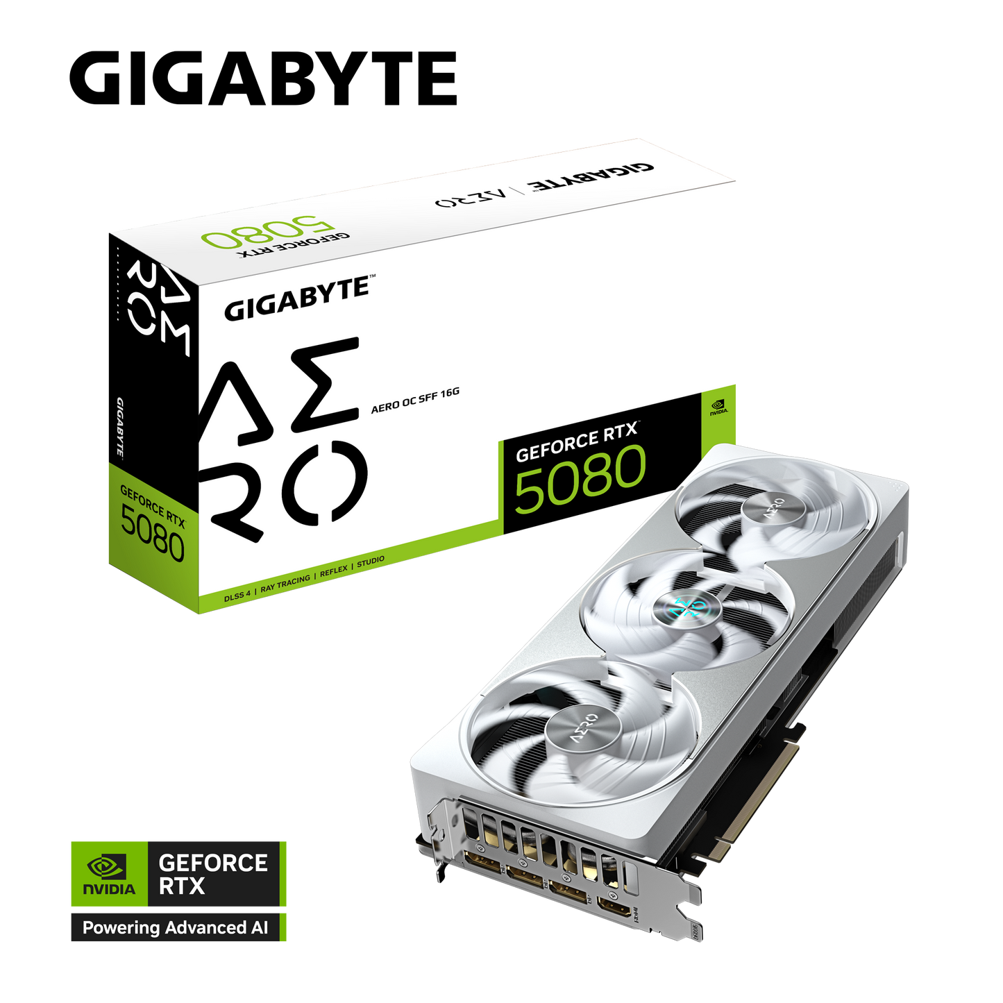 GIGABYTE AERO RTX5080 GV-N5080AERO OC-16GD Graphics Card