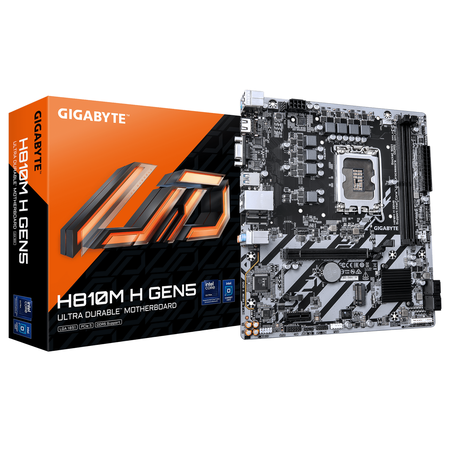 GIGABYTE Ultra Durable H810 MATX GA-H810M H GEN5 Motherboard
