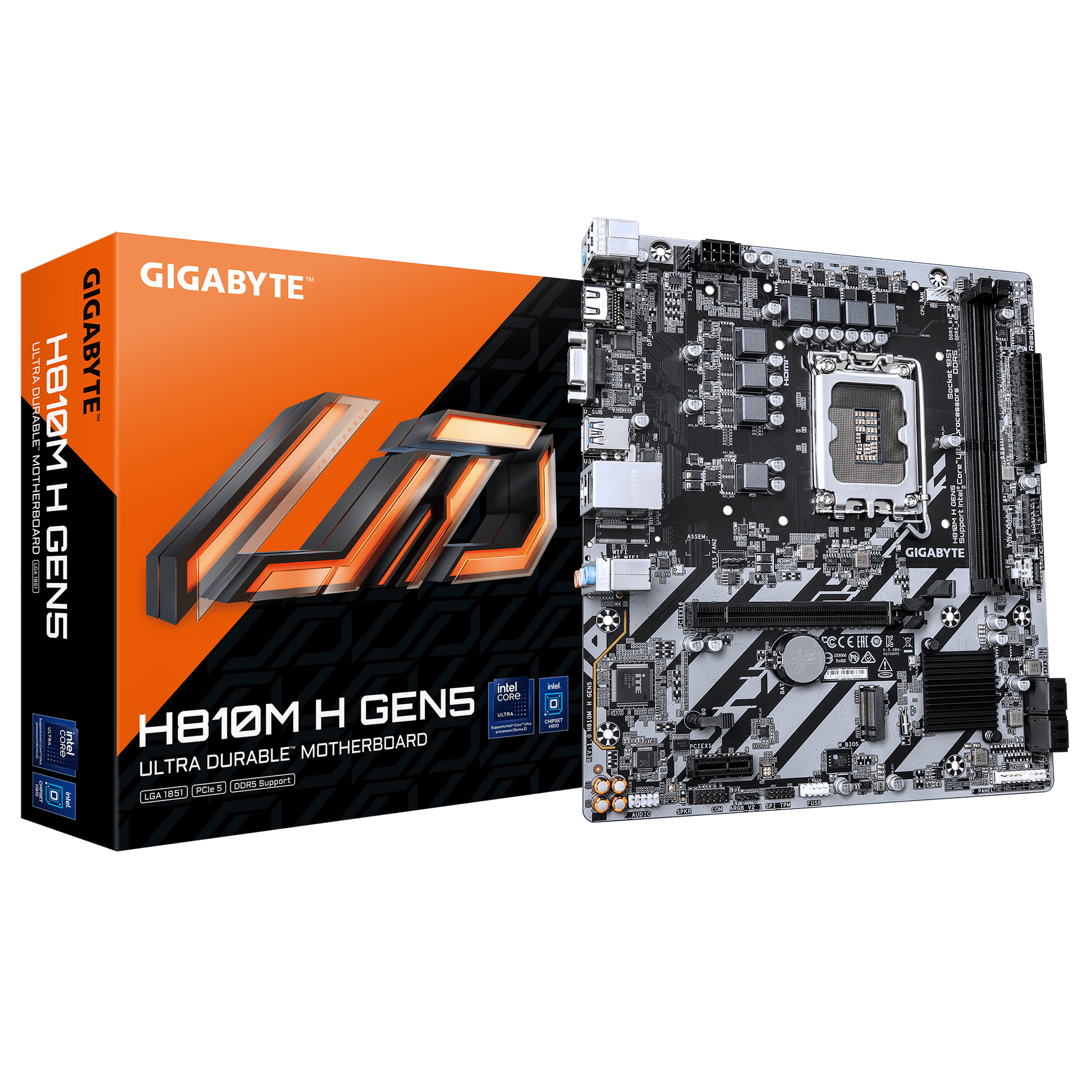 H810 GIGABYTE Ultra Durable H810 MATX GA-H810M H GEN5 Motherboard ...