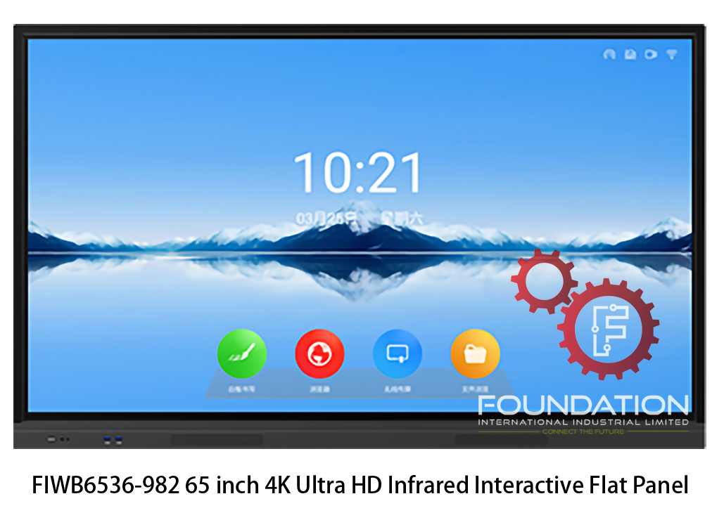 FIWB6536-982 65 inch 4K Ultra HD Infrared Interactive Flat Panel