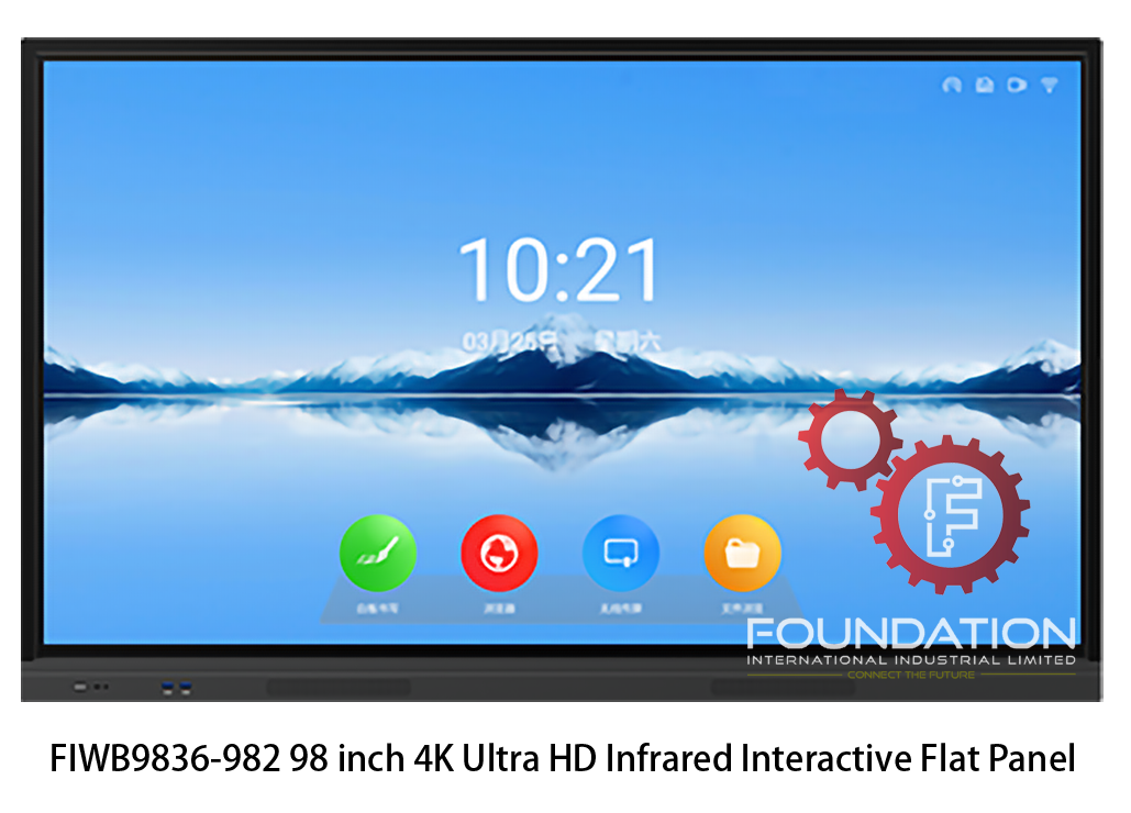FIWB9836-982 98 inch 4K Ultra HD Infrared Interactive Flat Panel