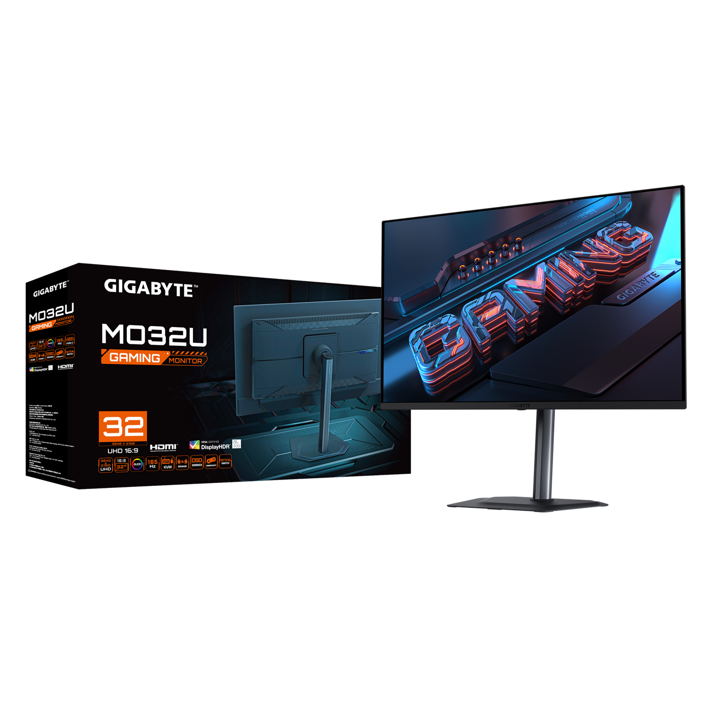 GIGABYTE MO32U 4K UHD 平面 Gaming Monitor