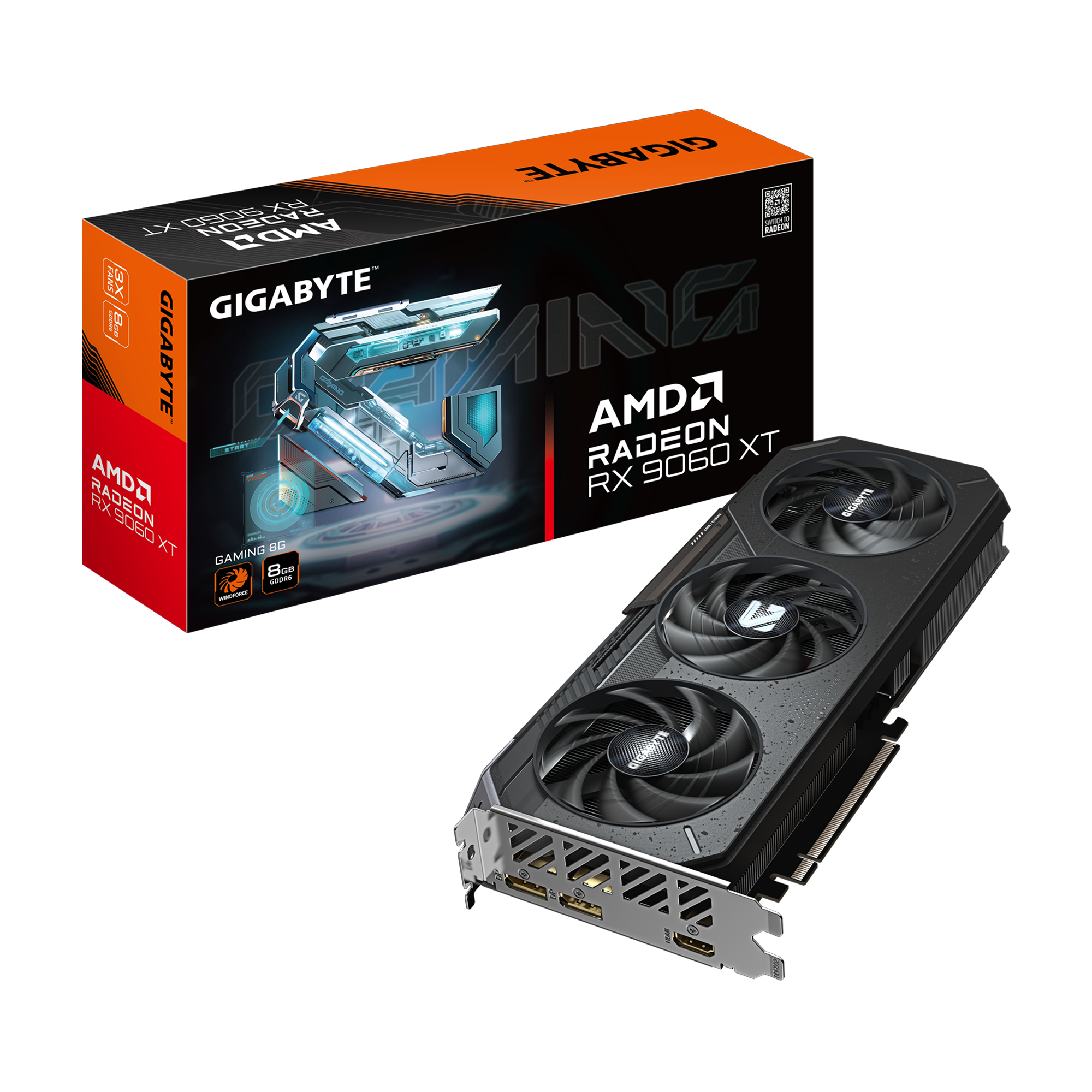 GIGABYTE GAMING R9060XT GV-R9060XTGAMING-8GD Graphics Card – FOUNDATION ...