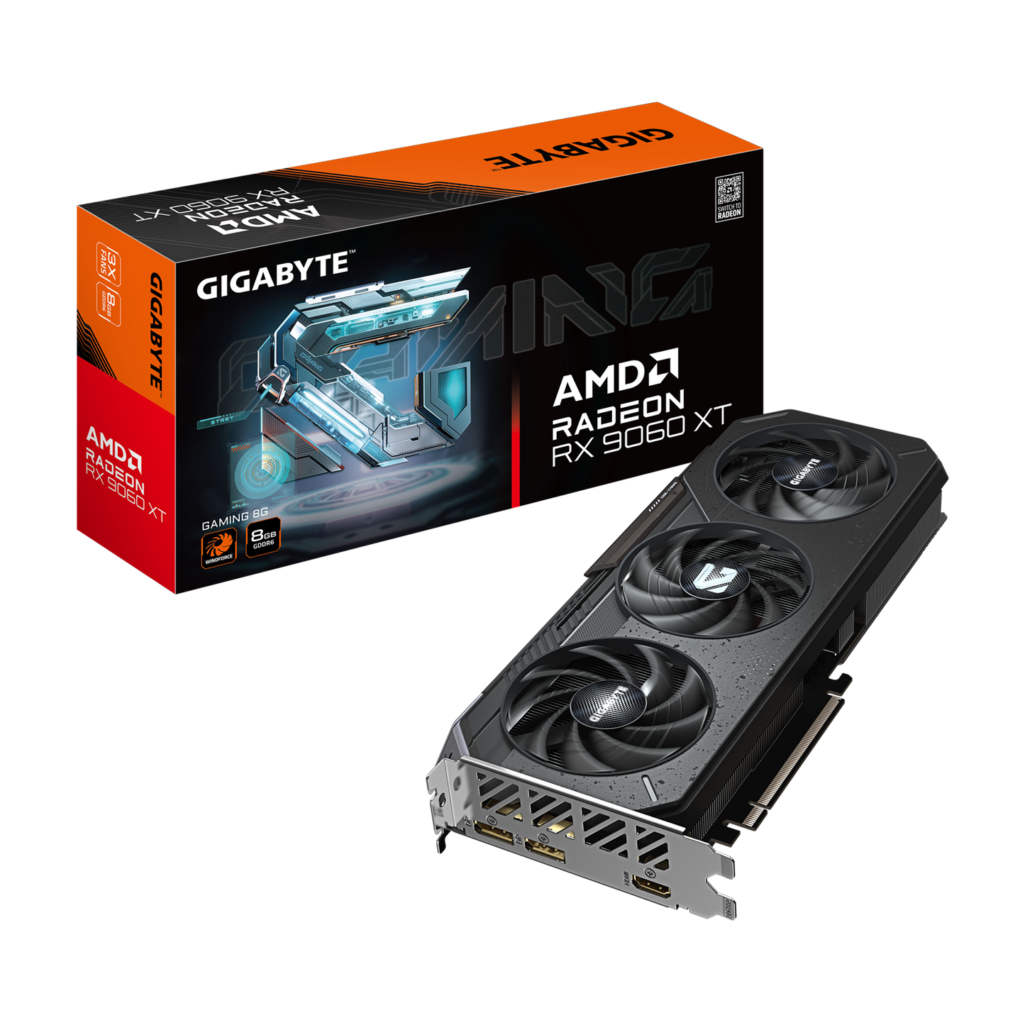 GIGABYTE GAMING R9060XT GV-R9060XTGAMING-8GD Graphics Card