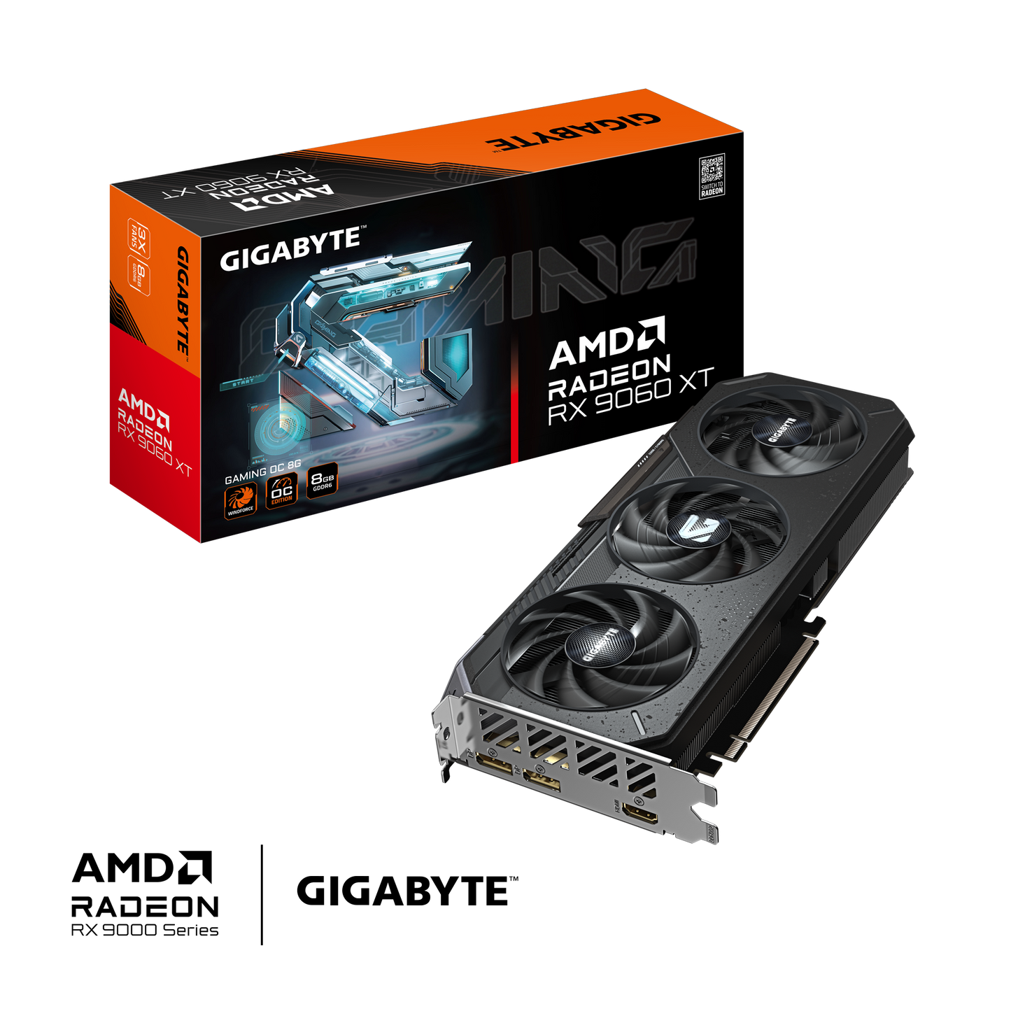 GIGABYTE GAMING R9060XT GV-R9060XTGAMING OC-8GD Graphics Card