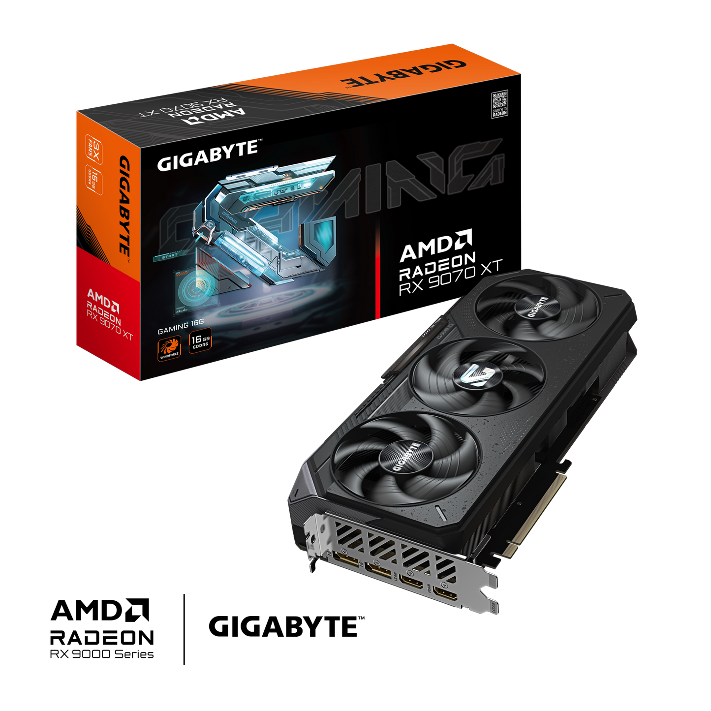 GIGABYTE GAMING R9070X GV-R9070XTGAMING-16GD Graphics Card