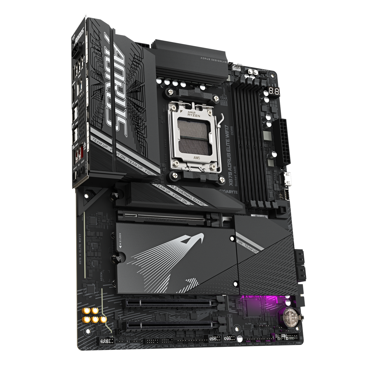 GIGABYTE AORUS AM5 X870 ATX GA-X870 A ELITE WIFI7 Motherboard  AMD X870 Series (supports AMD Ryzen™ 9000 / Ryzen™ 8000 / Ryzen™ 7000 series processors)