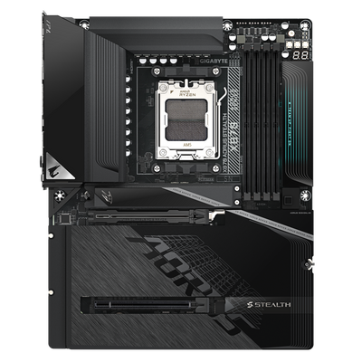 GIGABYTE AORUS AM5 X870 背插 GA-X870 A STEALTH Motherboard  AMD X870 Series (supports AMD Ryzen™ 9000 / Ryzen™ 8000 / Ryzen™ 7000 series processors)