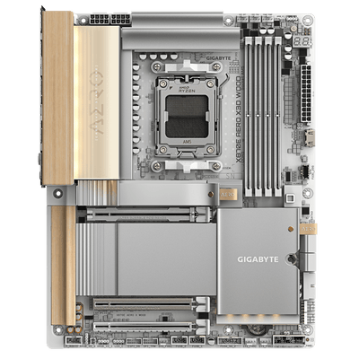 GIGABYTE AORUS X3D Model GA-X870E AERO X WOOD Motherboard  AMD X870 Series (supports AMD Ryzen™ 9000 / Ryzen™ 8000 / Ryzen™ 7000 series processors)