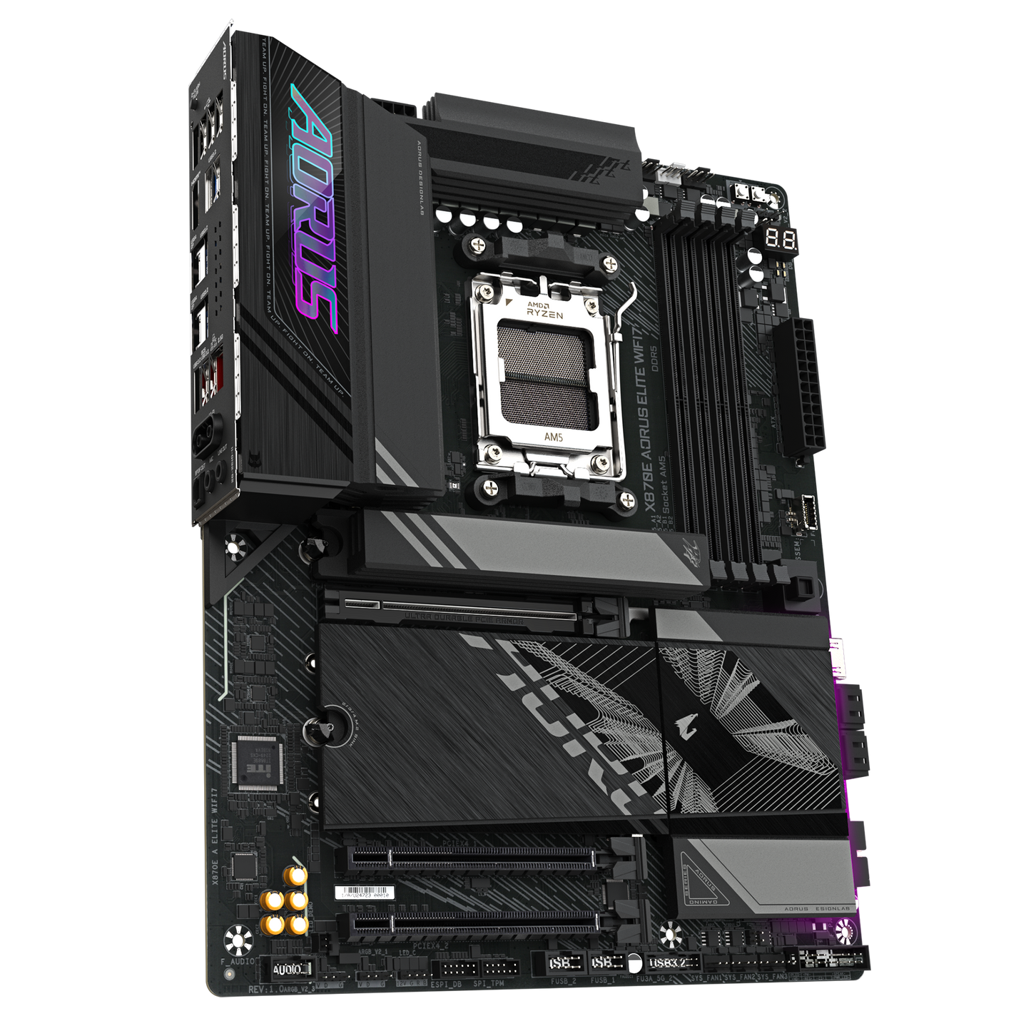 GIGABYTE AORUS AM5 X870E ATX GA-X870E A ELITE WIFI7 Motherboard  AMD X870 Series (supports AMD Ryzen™ 9000 / Ryzen™ 8000 / Ryzen™ 7000 series processors)