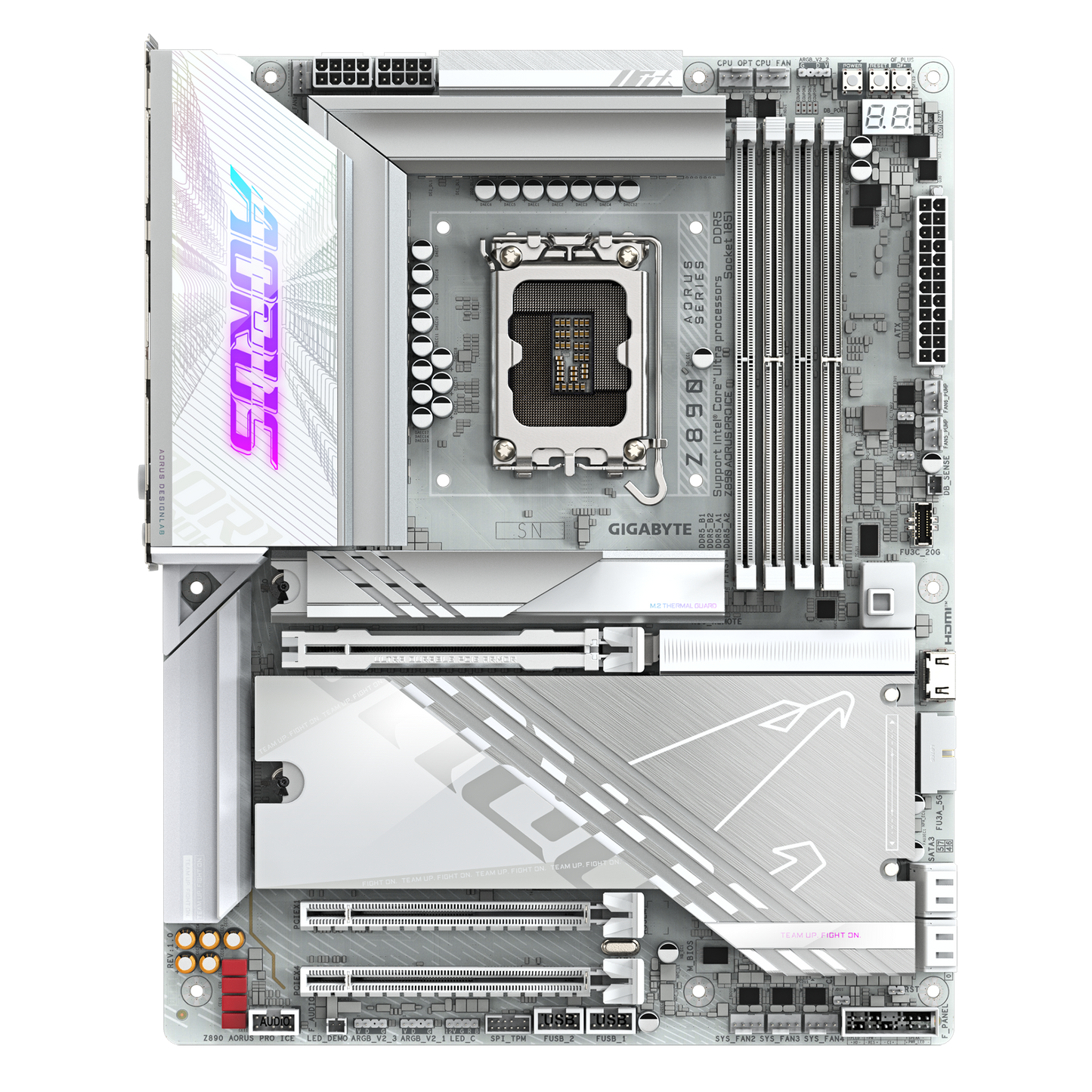 GIGABYTE AORUS Z890 ATX GA-Z890 AORUS PRO ICE Motherboard (Supports 15th Gen Intel® Core™ Ultra Processors)