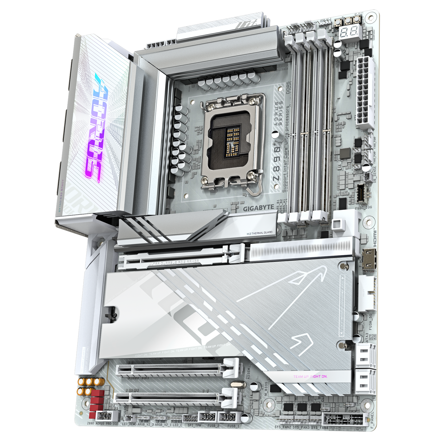 GIGABYTE AORUS Z890 ATX GA-Z890 AORUS PRO ICE Motherboard (Supports 15th Gen Intel® Core™ Ultra Processors)