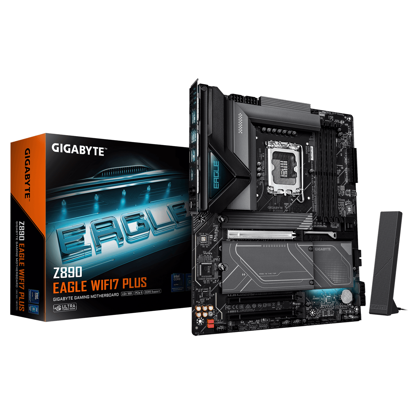 GIGABYTE EAGLE	Z890 ATX GA-Z890 EAGLE WIFI7 PLUS Motherboard (Supports 15th Gen Intel® Core™ Ultra Processors)