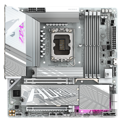GIGABYTE AORUS Z890 MATX GA-Z890M A ELITE WF7 ICE Motherboard (Supports 15th Gen Intel® Core™ Ultra Processors)