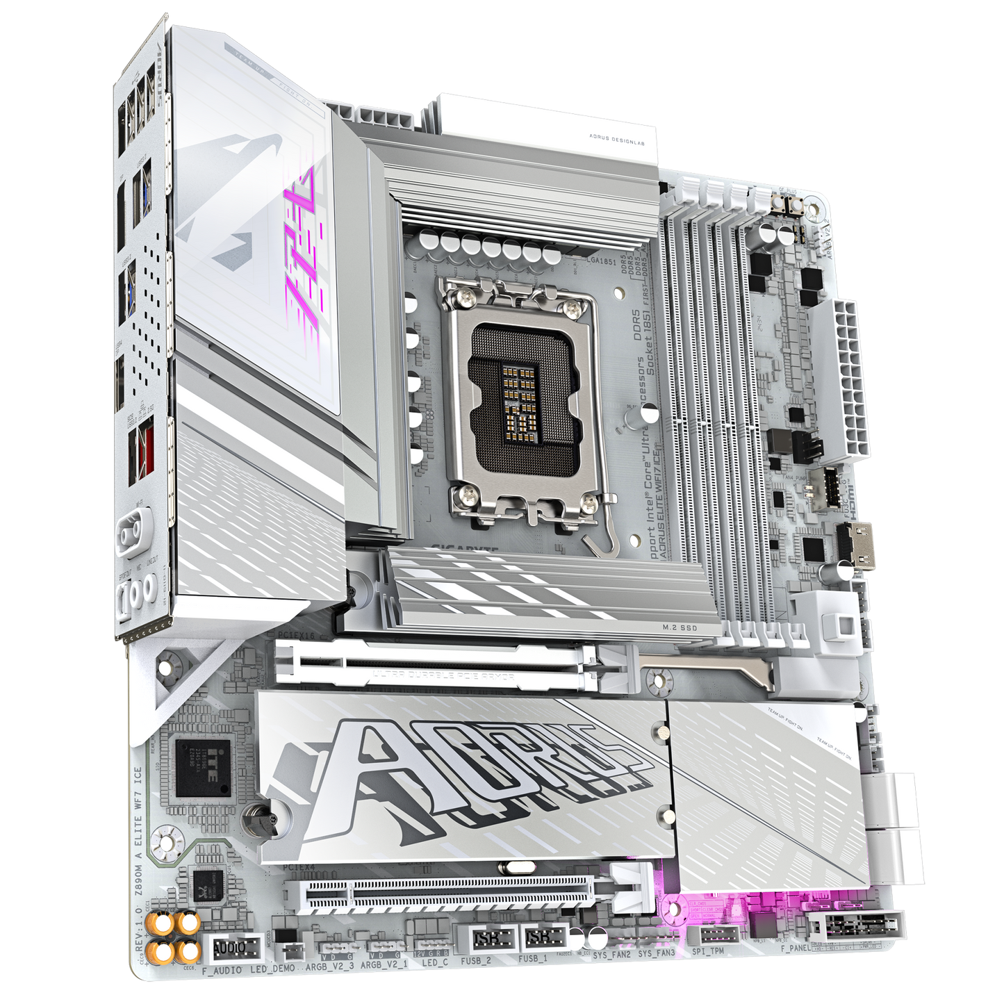 GIGABYTE AORUS Z890 MATX GA-Z890M A ELITE WF7 ICE Motherboard (Supports 15th Gen Intel® Core™ Ultra Processors)