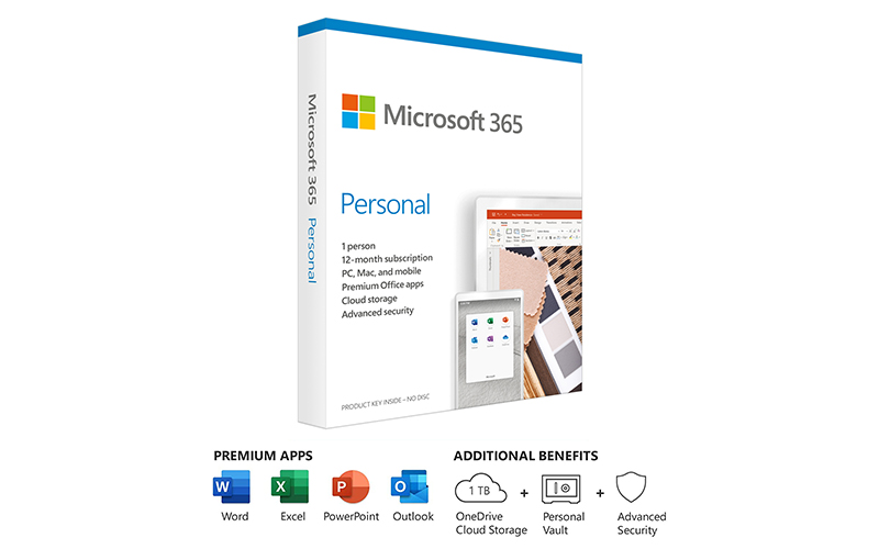 Microsoft 365 Personal (12 months, Digital download version) – Foundation  International Industrial Limited